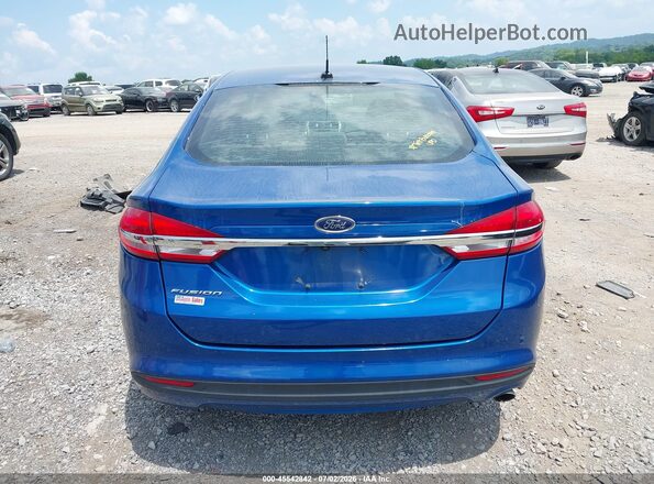 3FA6P0G70HR199478 2017 FORD FUSION Blue 