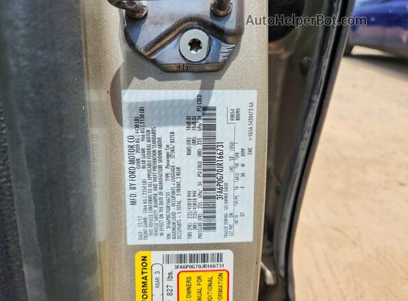 3FA6P0G70JR166731 2018 FORD FUSION Beige Vista del compartimento del motor