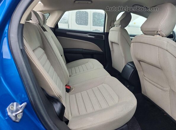 3FA6P0G70LR135708 2020 FORD FUSION Blue Вид задніх сидінь
