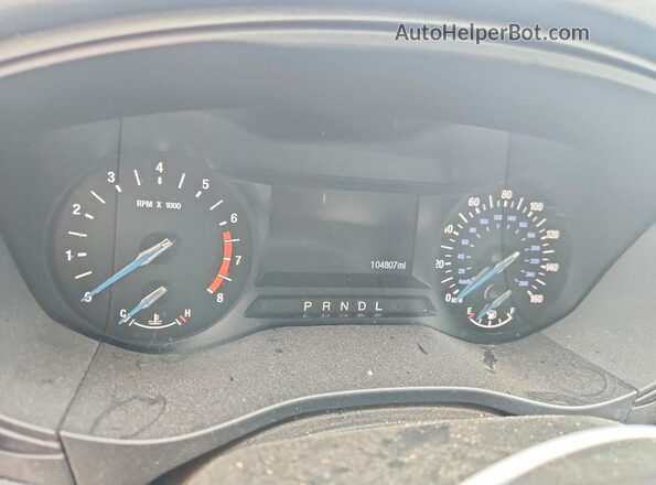 3FA6P0G70LR135708 2020 FORD FUSION Blue Вид щитка приладів