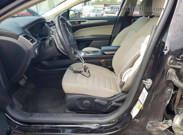 3FA6P0G70LR197805 2020 FORD FUSION Black Front interior view