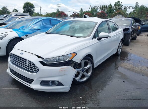 3FA6P0G71GR254034 2016 FORD FUSION White Vista tres cuartos delantera izquierda