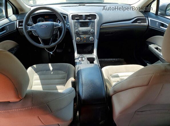 3FA6P0G71HR108864 2017 FORD FUSION Charcoal Dashboard view