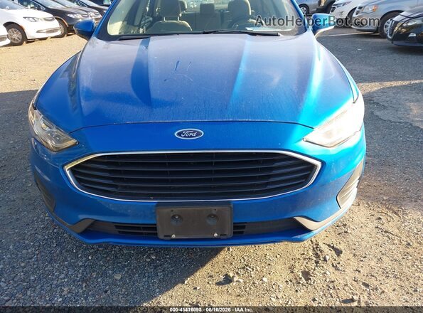 3FA6P0G71LR201070 2020 FORD FUSION Blue წინა ხედი