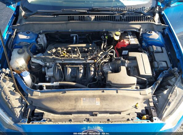3FA6P0G71LR201070 2020 FORD FUSION Blue უკანა ხედი