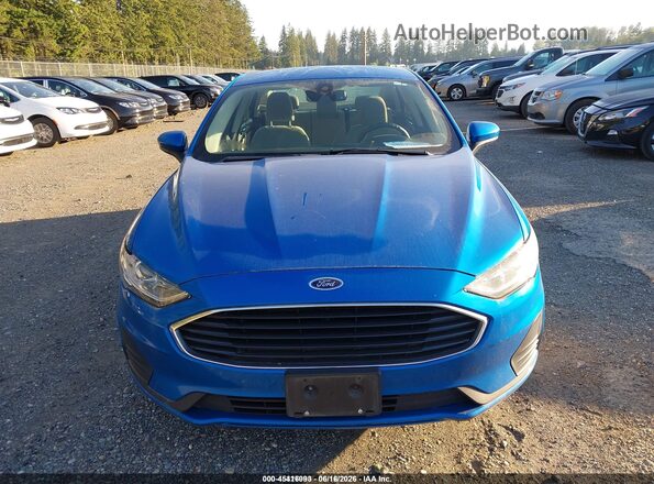3FA6P0G71LR201070 2020 FORD FUSION Blue ხელსაწყოთა პანელის ხედი