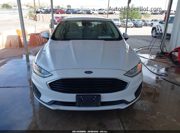3FA6P0G71LR201568 2020 FORD FUSION Белый Вид щитка приборов