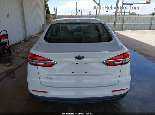 3FA6P0G71LR201568 2020 FORD FUSION Белый 