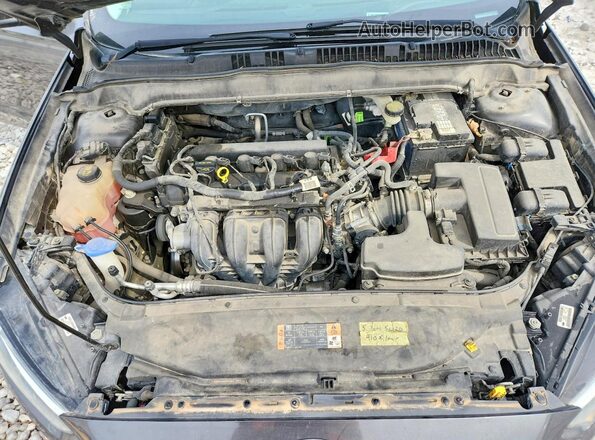 3FA6P0G72GR183541 2016 FORD FUSION Charcoal Vista interior trasera