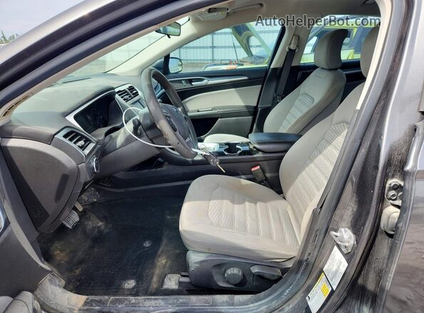 3FA6P0G72GR183541 2016 FORD FUSION Charcoal Vista interior delantera