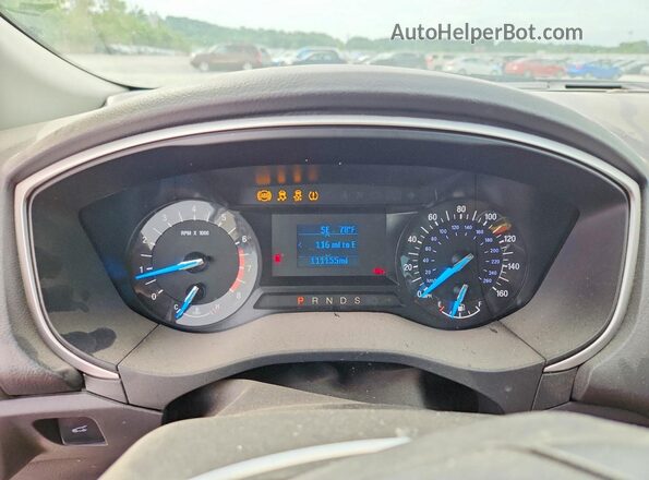 3FA6P0G72GR183541 2016 FORD FUSION Charcoal Vista del cuadro de instrumentos