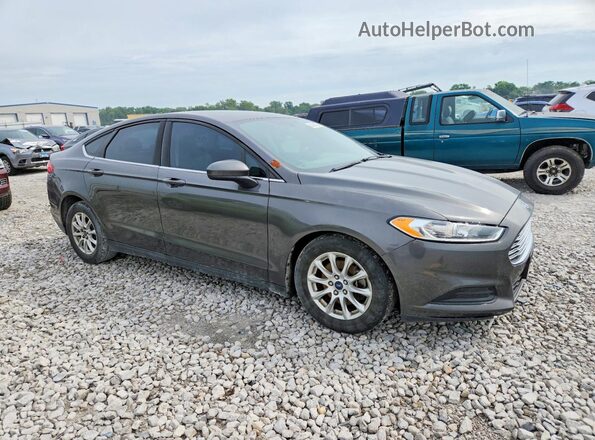 3FA6P0G72GR183541 2016 FORD FUSION Charcoal Delantero derecho