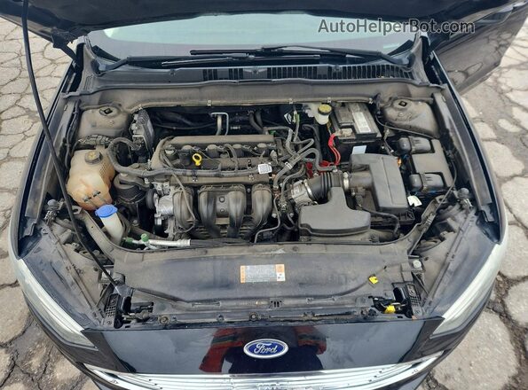 3FA6P0G72JR139773 2018 FORD FUSION Black Rear interior view
