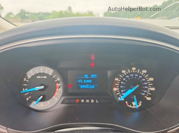 3FA6P0G72JR139773 2018 FORD FUSION Black Instrument cluster view