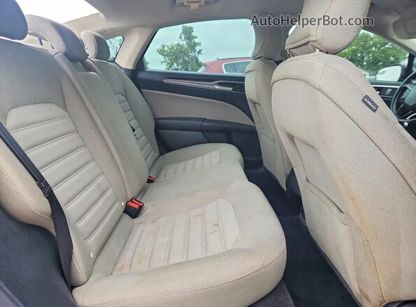 3FA6P0G72JR139773 2018 FORD FUSION Black Rear seats view