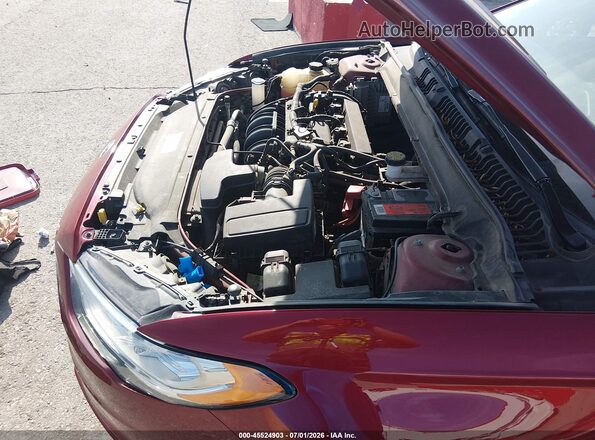 3FA6P0G72JR267737 2018 FORD FUSION Red Widok z tyłu