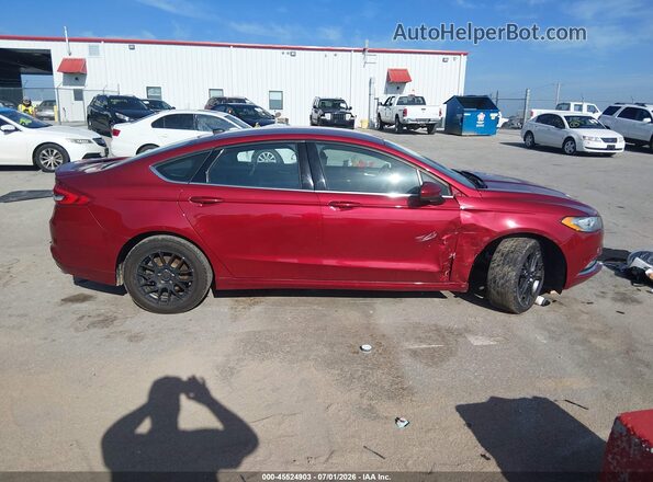 3FA6P0G72JR267737 2018 FORD FUSION Red Widok wnętrza z tyłu