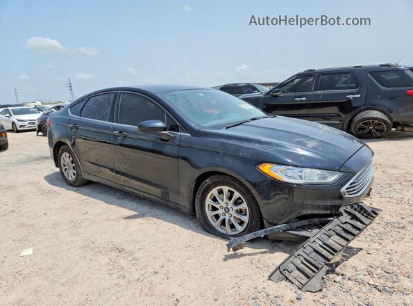 3FA6P0G72JR283713 2018 FORD FUSION Black Delantero derecho