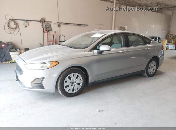 3FA6P0G72LR140389 2020 FORD FUSION Silver წინა მარცხენა ხედი სამი მეოთხედიდან