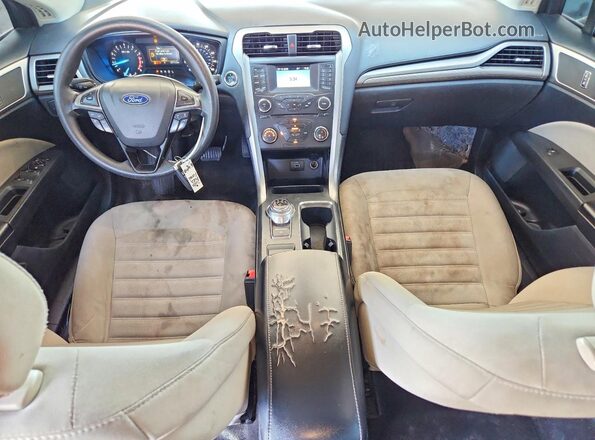 3FA6P0G72LR160948 2020 FORD FUSION White Вид панелі приладів