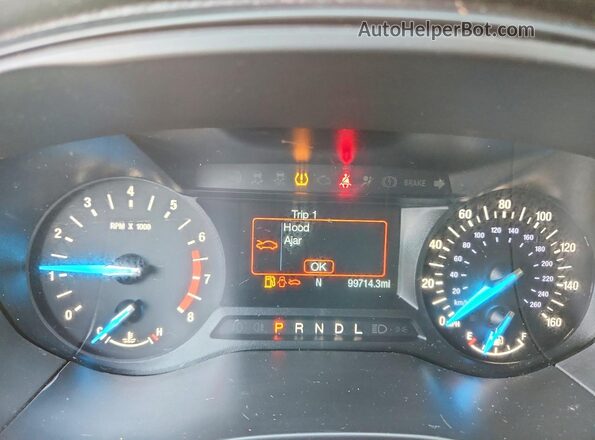 3FA6P0G72LR160948 2020 FORD FUSION White Вид щитка приладів