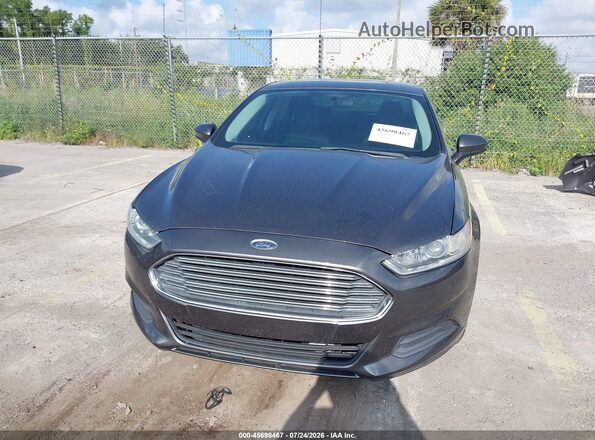 3FA6P0G73GR332832 2016 FORD FUSION Gray Դիմացի տեսք