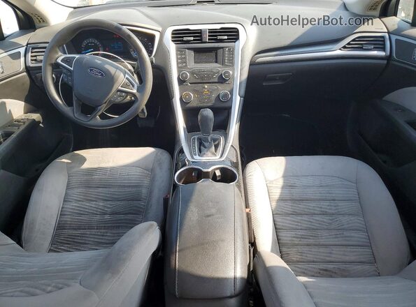 3FA6P0G73GR345466 2016 FORD FUSION Gray Widok deski rozdzielczej
