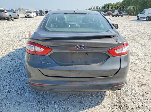 3FA6P0G73GR345466 2016 FORD FUSION Gray Widok z tyłu