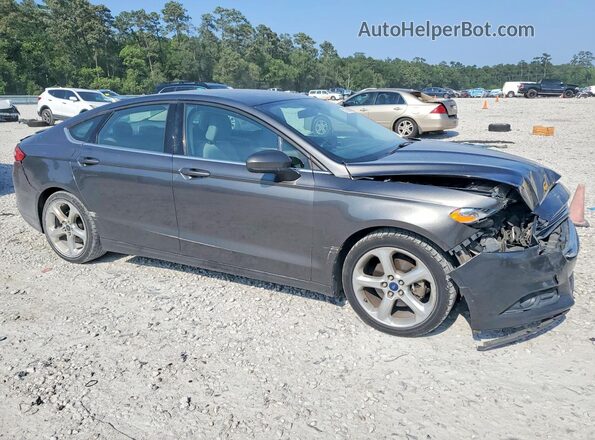 3FA6P0G73GR345466 2016 FORD FUSION Gray Przód prawy