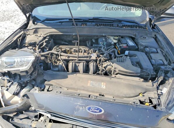 3FA6P0G73GR345466 2016 FORD FUSION Gray Widok wnętrza z tyłu