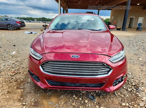 3FA6P0G73GR402877 2016 FORD FUSION Red Widok z przodu