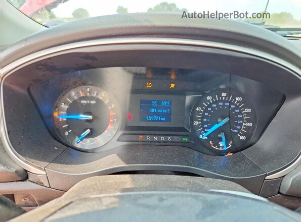 3FA6P0G73GR402877 2016 FORD FUSION Red Widok zestawu wskaźników