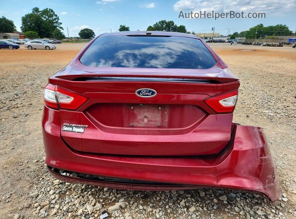 3FA6P0G73GR402877 2016 FORD FUSION Red Widok z tyłu