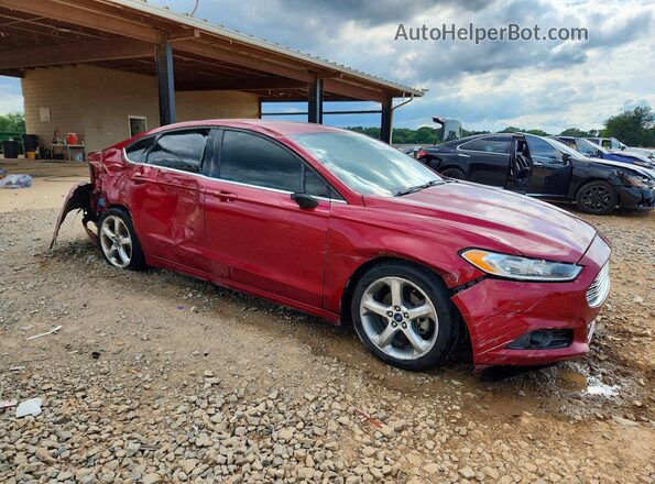 3FA6P0G73GR402877 2016 FORD FUSION Red Przód prawy