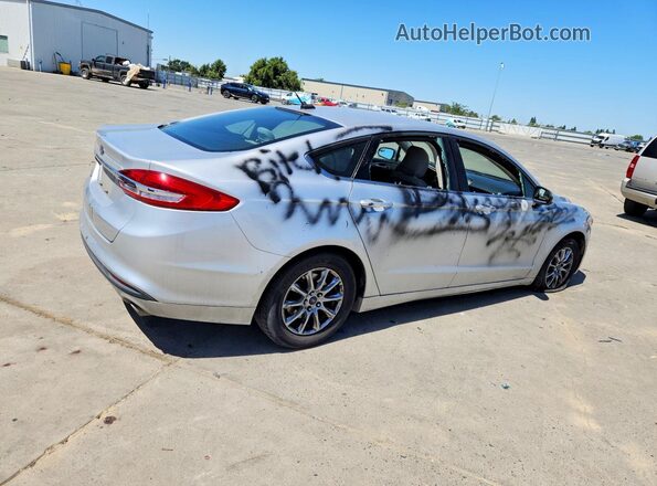 3FA6P0G73JR167971 2018 FORD FUSION Silver Задня права чверть