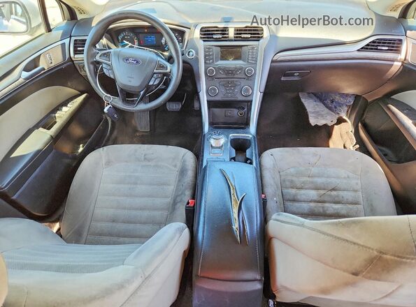 3FA6P0G73JR167971 2018 FORD FUSION Silver Вид панелі приладів