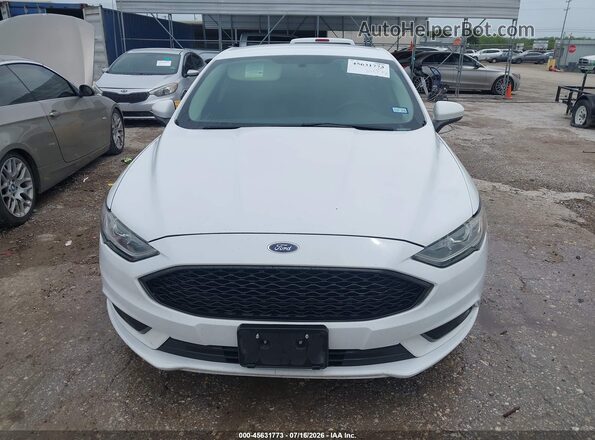 3FA6P0G73JR211323 2018 FORD FUSION White Vista del cuadro de instrumentos