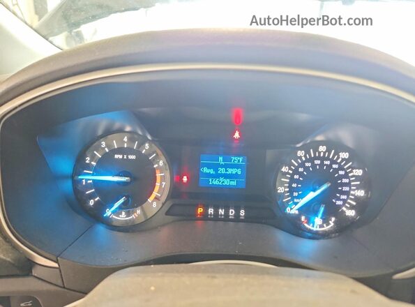 3FA6P0G74GR133885 2016 FORD FUSION Black Vista del cuadro de instrumentos