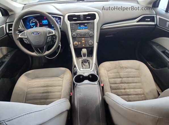 3FA6P0G74GR133885 2016 FORD FUSION Black Vista del salpicadero