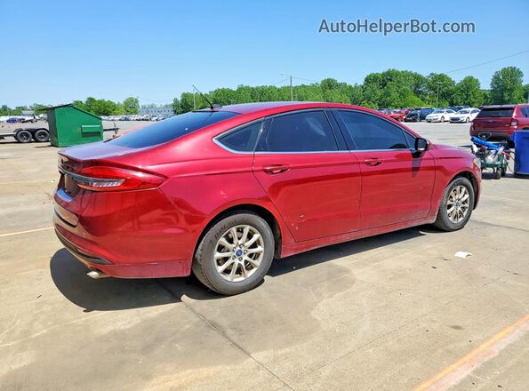 3FA6P0G74HR404543 2017 FORD FUSION Red Tył prawy