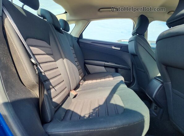 3FA6P0G74JR222489 2018 FORD FUSION Синий Вид задних сидений