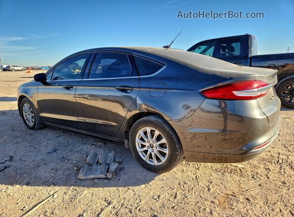 3FA6P0G74JR267027 2018 FORD FUSION Серый Задняя левая четверть