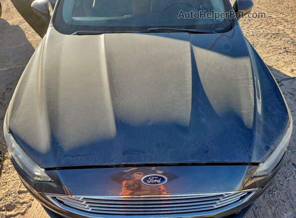 3FA6P0G74JR267027 2018 FORD FUSION Серый Вид задней части салона