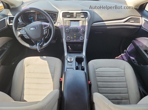 3FA6P0G74LR245158 2020 FORD FUSION Black წინა პანელის ხედი