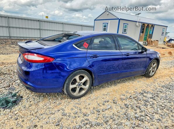 3FA6P0G75GR170105 2016 FORD FUSION Blue Rear right