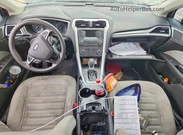 3FA6P0G75GR170105 2016 FORD FUSION Blue Dashboard view
