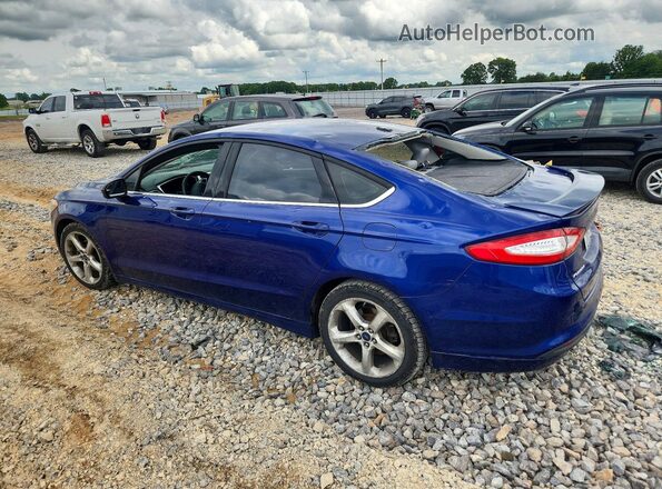 3FA6P0G75GR170105 2016 FORD FUSION Blue Rear left