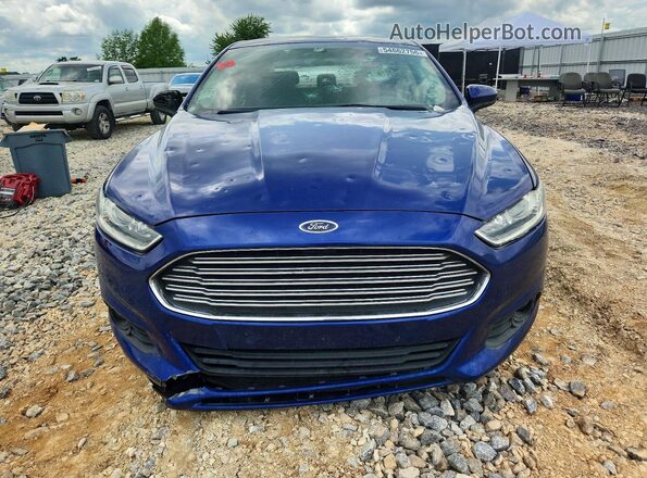 3FA6P0G75GR170105 2016 FORD FUSION Blue Front view
