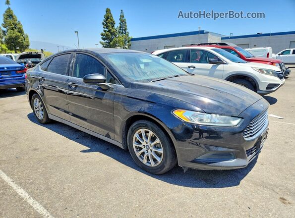 3FA6P0G75GR218833 2016 FORD FUSION Black Front right