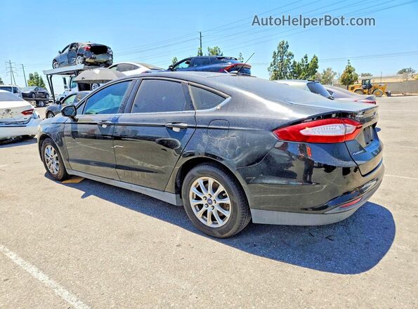 3FA6P0G75GR218833 2016 FORD FUSION Black Rear left